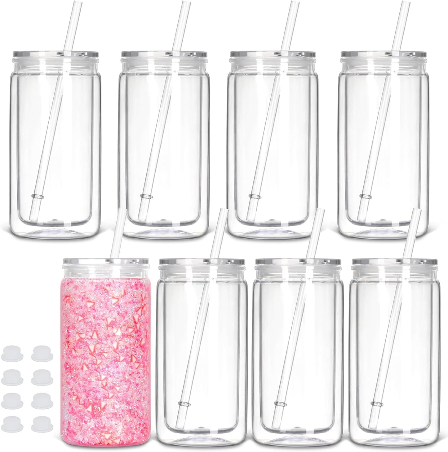 16 oz Snow Globe Tumbler