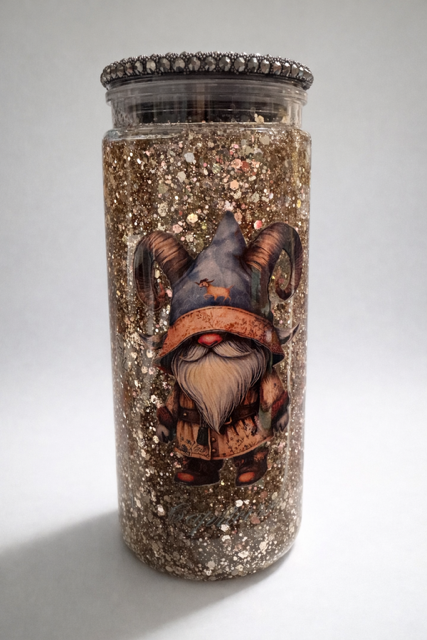 20 Oz Acrylic Snowglobe Tumbler