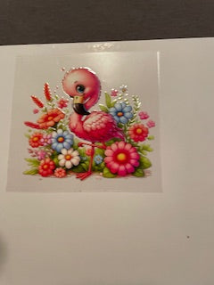 Floral Flamingo