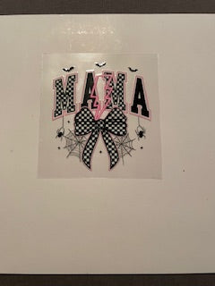 Checkered Mama Bow
